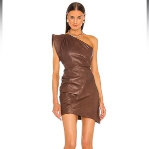 NWT LAMARQUE x Revolve Corey Mini Dress in Tan